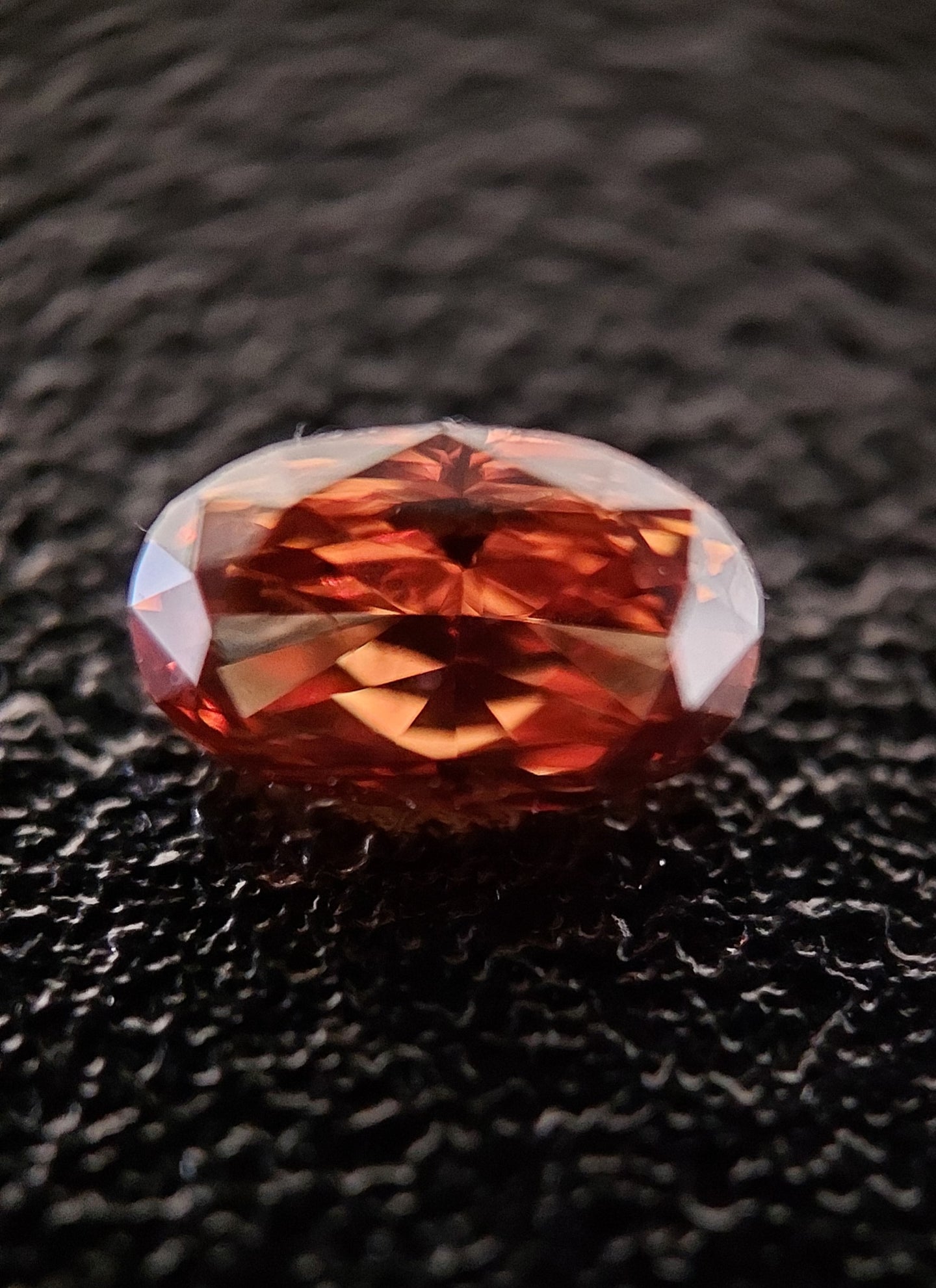 Australian Red Diamond 0.24ct Fancy Intense Orangy Red