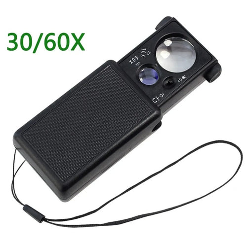 Pocket Magnifier Lens with UV light - Limanty