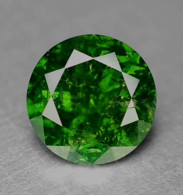 0.44ct FANCY VIVID GREEN DIAMOND