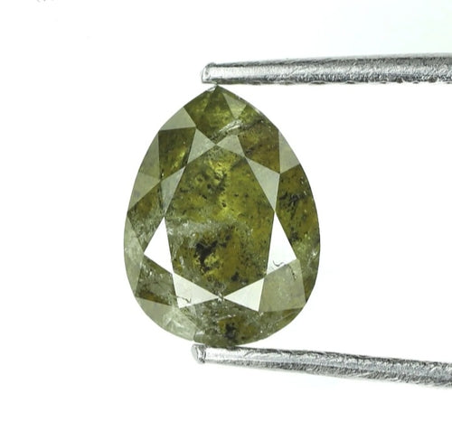 Exquisite 0.8ct Pear Green Diamond - Limanty