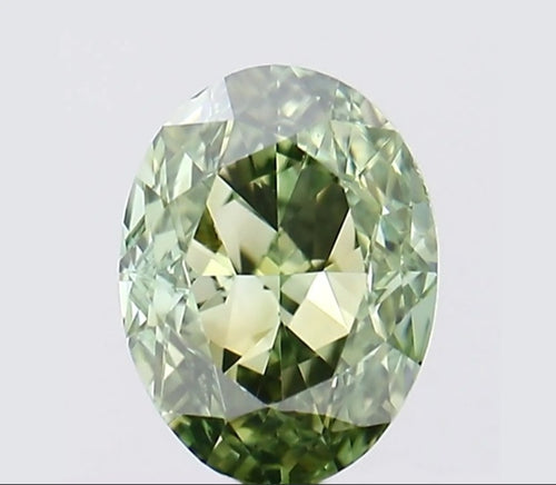 1.01ct Oval Green Diamond - Limanty