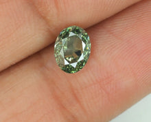 Load image into Gallery viewer, 1.01ct Oval Green Diamond - Limanty
