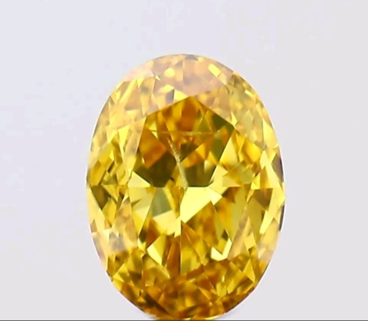 Yellowish Orange Natural Yellow Diamond - Limanty