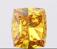 Load image into Gallery viewer, Orange Natural Diamond Cushion - Limanty
