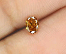 Load image into Gallery viewer, 0.8ct Orange Natural Diamond Oval - Limanty
