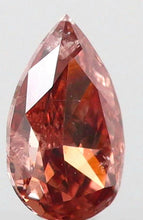 Load image into Gallery viewer, 0.10ct Fancy Vivid Reddish Pink diamond
