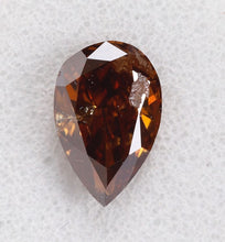 Load image into Gallery viewer, 0.39 Fancy Dark Reddish Orange Diamond
