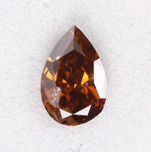 Load image into Gallery viewer, 0.39 Fancy Dark Reddish Orange Diamond
