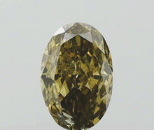 Load image into Gallery viewer, 0.23 Chameleon Diamond Fancy Vivid Yellowish Green
