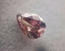 Load image into Gallery viewer, 0.16ct Fancy Intense Purplish Pink Diamond Pear SI1

