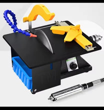 Load image into Gallery viewer, All In 1 Multifunction Grinding Polishing Machine Saw Stone Polisher Portable Polishing Machine Mini Table Saw Stone Engraving
