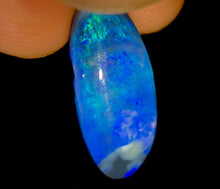 Load image into Gallery viewer, 14.02ct Huge Solid Black Opal Lightning Ridge Vibrant Galaxy Polished Pendant
