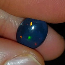 Load image into Gallery viewer, 2.67ct Pure Solid Black Opal Hunter Lightning Pinfire Flashstone Galaxy Pattern
