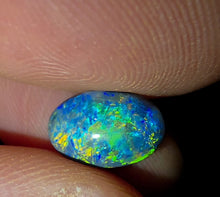 Load image into Gallery viewer, 1.20ct Pure Solid Black Opal Hunter Lightning Pinfire Galaxy Pattern TOP Grade N1 B1
