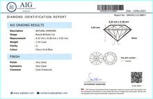 Load image into Gallery viewer, Fancy Vivid Blue Diamond 1.10ct
