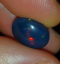 Load image into Gallery viewer, 2.67ct Pure Solid Black Opal Hunter Lightning Pinfire Flashstone Galaxy Pattern
