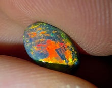 Load image into Gallery viewer, 1.20ct Pure Solid Black Opal Hunter Lightning Pinfire Galaxy Pattern TOP Grade N1 B1
