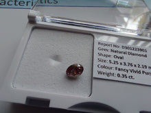 Load image into Gallery viewer, 0.35ct AUSTRALIAN Fancy VIVID PURPLE DIAMOND - Limanty
