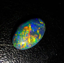 Load image into Gallery viewer, 1.20ct Pure Solid Black Opal Hunter Lightning Pinfire Galaxy Pattern TOP Grade N1 B1
