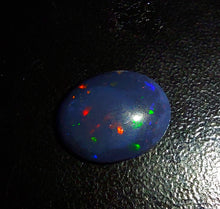 Load image into Gallery viewer, 2.67ct Pure Solid Black Opal Hunter Lightning Pinfire Flashstone Galaxy Pattern
