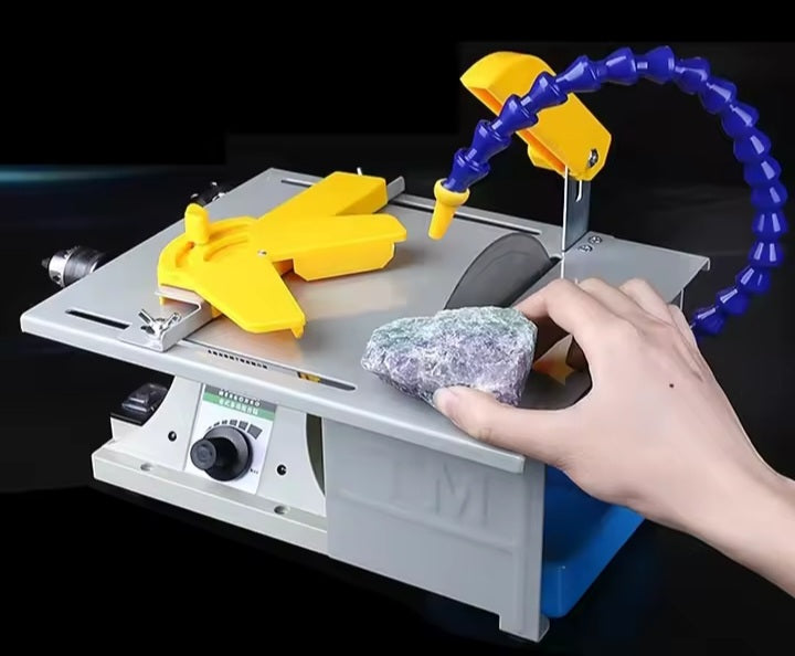 All In 1 Multifunction Grinding Polishing Machine Saw Stone Polisher Portable Polishing Machine Mini Table Saw Stone Engraving