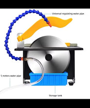 Load image into Gallery viewer, All In 1 Multifunction Grinding Polishing Machine Saw Stone Polisher Portable Polishing Machine Mini Table Saw Stone Engraving
