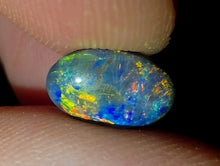 Load image into Gallery viewer, 1.20ct Pure Solid Black Opal Hunter Lightning Pinfire Galaxy Pattern TOP Grade N1 B1
