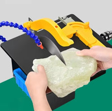 Load image into Gallery viewer, All In 1 Multifunction Grinding Polishing Machine Saw Stone Polisher Portable Polishing Machine Mini Table Saw Stone Engraving

