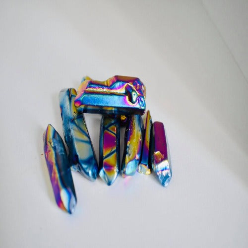 New Rainbow Titanium Stick Cluster - Limanty