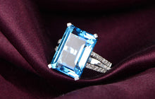 Load image into Gallery viewer, Aquamarine Ring - Limanty
