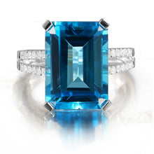 Load image into Gallery viewer, Aquamarine Ring - Limanty
