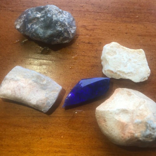Beginner 5 Rough OPAL lot - Learn how to cut opals - Limanty